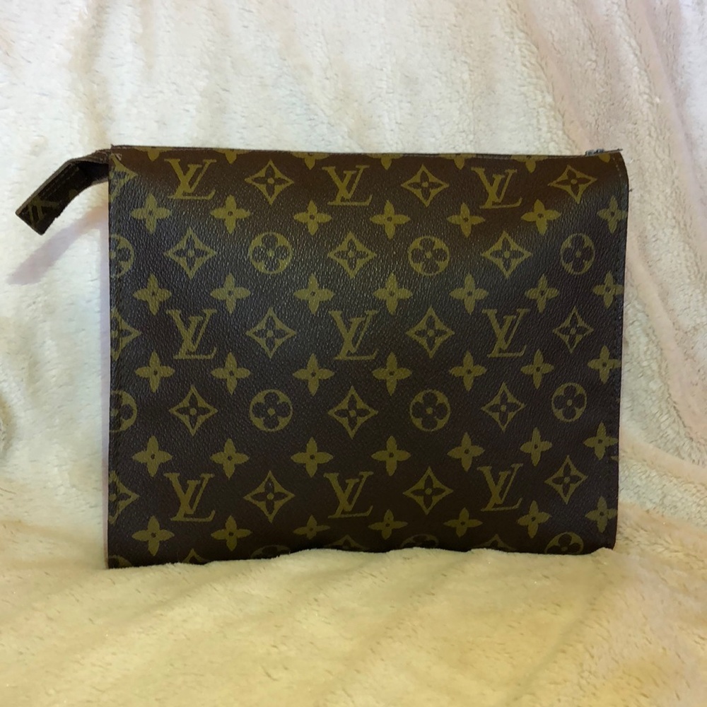 Louis Vuitton Brown Monogram Cosmetic Pouch